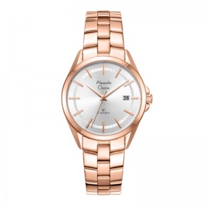 Alexandre Christie AC 8652 Rosegold White Lady LDBRGSL
